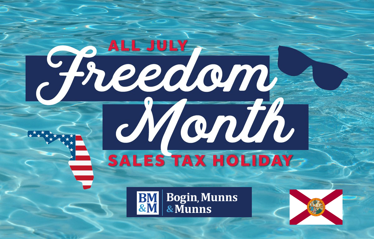 Florida Freedom Month Sales Tax Holiday What You Need To Know Bogin